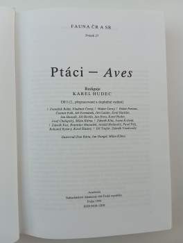 František Balát: Fauna ČSSR