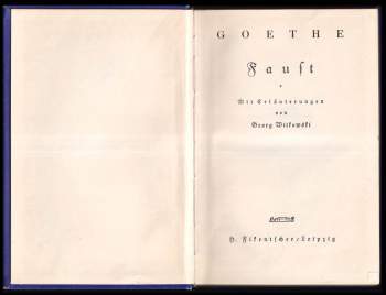 Johann Wolfgang von Goethe: Faust