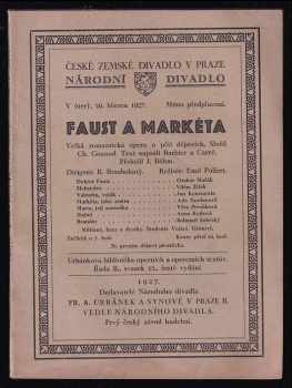Jules Barbier: Faust a Markéta : Velká opera o 5 jedn