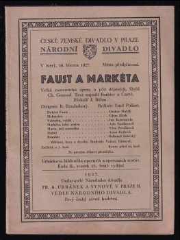 Charles Gounod: Faust a Markétka