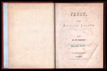 Nikolaus Lenau: Faust