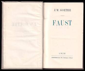 Johann Wolfgang von Goethe: Faust