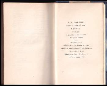 Johann Wolfgang von Goethe: Faust