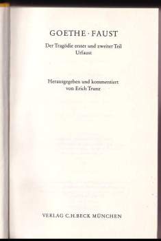Johann Wolfgang von Goethe: Faust