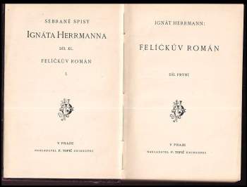 Ignát Herrmann: Felíčkův román