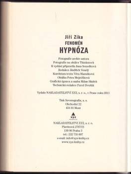 Jiří Zíka: Fenomén hypnóza
