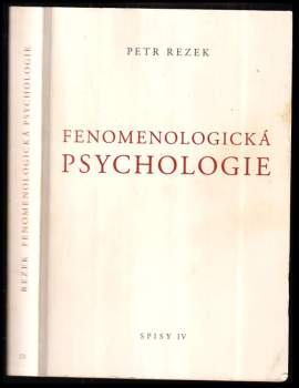 Fenomenologická psychologie