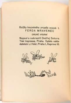 Ondřej Sekora: Ferda mravenec v cizích službách