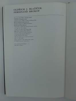 Oldřich J Blažíček: Ferdinand Brokof