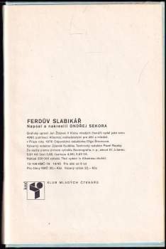 Ondřej Sekora: Ferdův slabikář