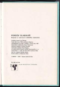 Ondřej Sekora: Ferdův slabikář