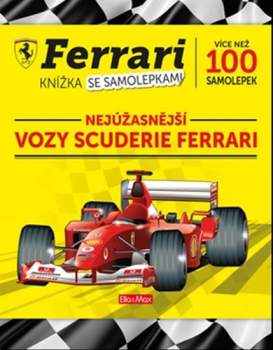 Ferrari knížka se samolepkami