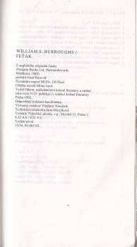William Seward Burroughs: Feťák