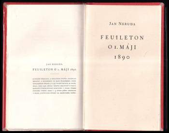 Jan Neruda: Feuileton o 1. máji 1890