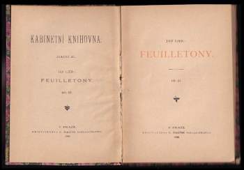 Jan Lier: Feuilletony