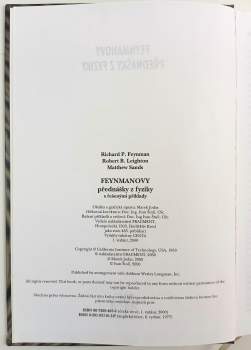 Richard Phillips Feynman: Feynmanovy přednášky z fyziky s řešenými příklady