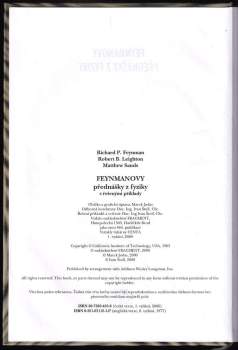 Richard Phillips Feynman: Feynmanovy přednášky z fyziky s řešenými příklady