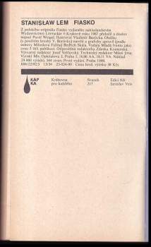 Stanislaw Lem: Fiasko