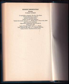 Ernest Hemingway: Fiesta