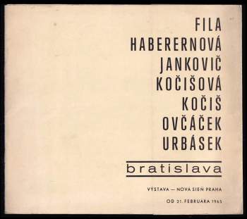 Fila, Haberernová, Jankovič, Kočišová, Kočiš, Ovčáček, Urbásek