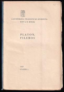 Platón: Filebos