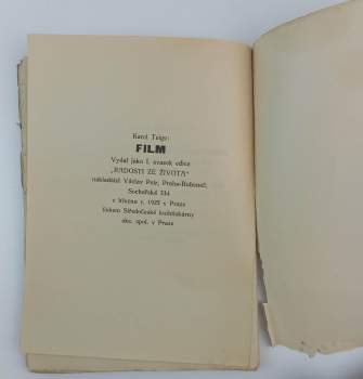 Karel Teige: Film