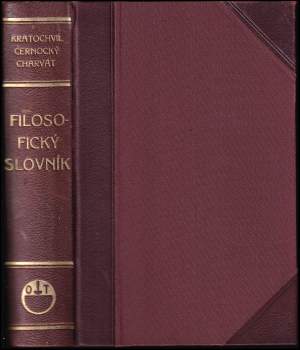 Josef Kratochvíl: Filosofický slovník