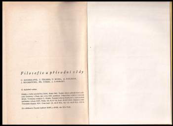 Arnošt Kolman: Filosofie a přírodní vědy