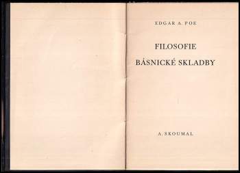 Edgar Allan Poe: Filosofie básnické skladby
