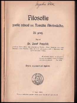Josef Pospíšil: Filosofie podle zásad sv. Tomáše Akvinského
