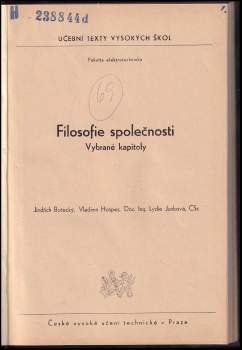 Lydie Junková: Filosofie společnosti