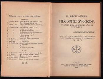 Rudolf Steiner: Filosofie svobody