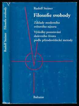 Rudolf Steiner: Filosofie svobody - základy moderního světového názoru - výsledky pozorování duševního života podle přírodovědecké metody