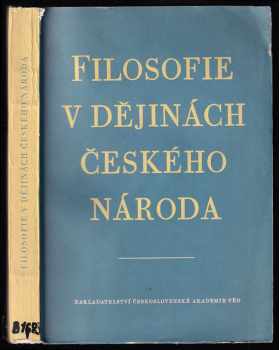 Filosofie v dějinách českého národa
