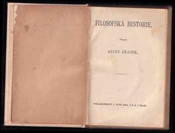 Alois Jirásek: Filosofská historie