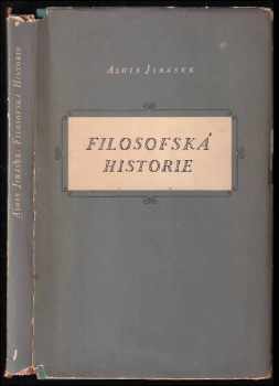 Alois Jirásek: Filosofská historie
