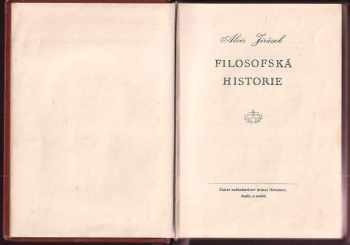 Alois Jirásek: Filosofská historie