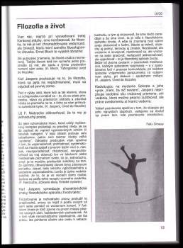 Marie Fürst: Filozofia