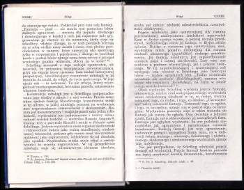 Friedrich Wilhelm Joseph von Schelling: Filozofia sztuki. O stosunku sztuk plastycznych do przyrody; Bruno, czyli O boskiej i naturalnej zasadzie rzeczy rozmowa