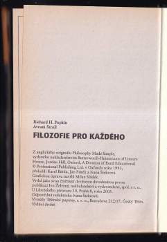 Richard Henry Popkin: Filozofie pro každého