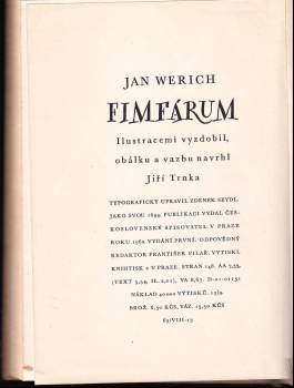 Jan Werich: Fimfárum