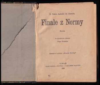 Pedro Antonio de Alarcón: Finale z Normy - Novela