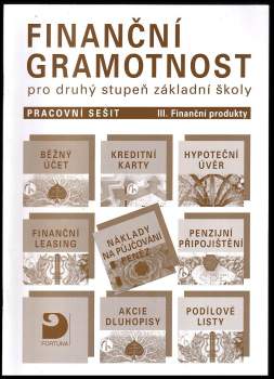 Finanční gramotnost pro druhý stupeň základní školy