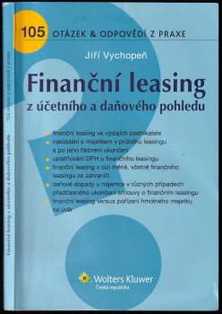 Finanční leasing z účetního a daňového pohledu