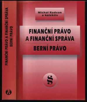 Finanční právo a finanční správa - berní právo