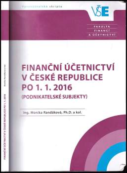 Finanční účetnictví v České republice po 1.1.2016
