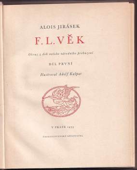 Alois Jirásek: F.L. Věk