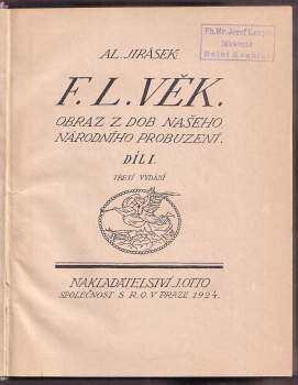 Alois Jirásek: F. L. Věk