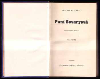 Gustave Flaubert: Citová výchova