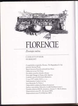 Christopher Hibbert: Florencie